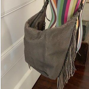 Ash Fringe Boho Crossbody bag